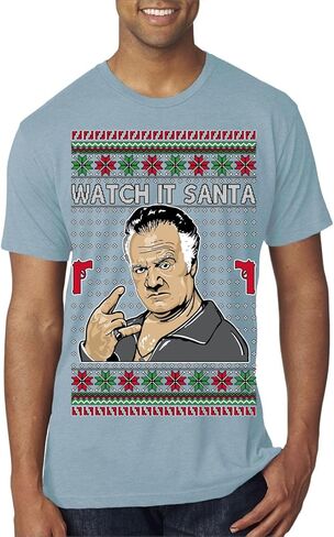 Watch It Santa Funny Paulie Italian Mafia TV Show Ugly Christmas Sweater Mens Womens Unisex Shirts, Tops in Saudi Arabia