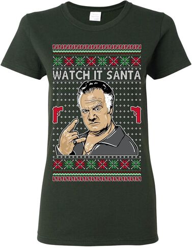 Watch It Santa Funny Paulie Italian Mafia TV Show Ugly Christmas Sweater Mens Womens Unisex Shirts, Tops in Saudi Arabia