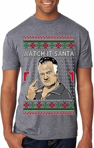 Watch It Santa Funny Paulie Italian Mafia TV Show Ugly Christmas Sweater Mens Womens Unisex Shirts, Tops in Saudi Arabia