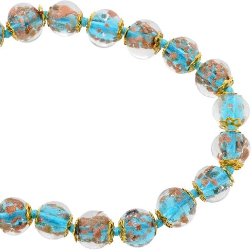 Glass Of Venice Murano Glass Sommerso Long Necklace - Teal in Saudi Arabia