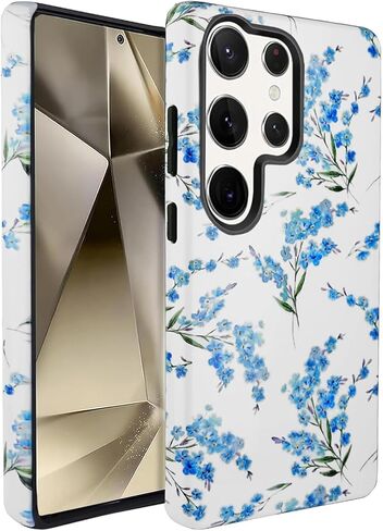 J.west Compatible with Samsung Galaxy S25 Ultra Case 6.9" with 2 Pack Tempered Glass Screen Protectors,Marble Design Pink Geometric Anti-Scratch Hybrid Cover for Girls Women Protective Phone Cases in Kuwait