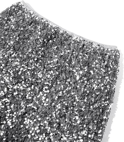 SOFIA'S CHOICE Women Sequin Skirts High Waisted Sparkly Midi Skirt Club Night Out in Saudi Arabia