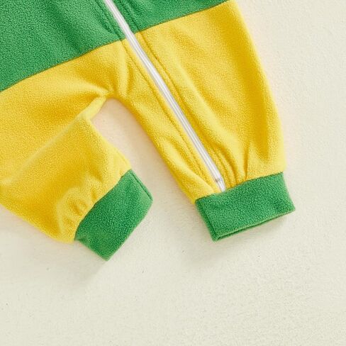 Twopumpkin My First Mardi Gras Baby Boy Girl Outfit Costume Newborn Toddler Onesie Long Sleeve Hooded Romper Cute Clothes in Saudi Arabia