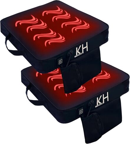 3 Pieces Indoor & Outdoor Chair Cushion, Boat Canoe Kayak Seat, Stadium Seating for Bleachers, Best for Camping, Bleachers, Sports Events in Kuwait