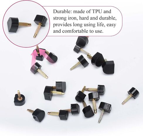 10 Pairs High Heel Tips Kit - U Shaped Cap Cover Shoe Protectors With Dowels for Shoes in Saudi Arabia