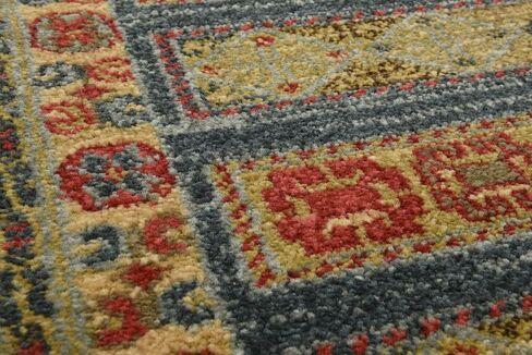 Rugs.com سجادة مجموعة Kashkuli Gabbeh - سجادة زرقاء متوسطة مقاس 2 × 6 بوصة مثالية للممرات والمداخل in Kuwait