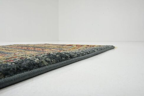 Rugs.com سجادة مجموعة Kashkuli Gabbeh - سجادة زرقاء متوسطة مقاس 2 × 6 بوصة مثالية للممرات والمداخل in Kuwait