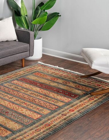 Rugs.com سجادة مجموعة Kashkuli Gabbeh - سجادة زرقاء متوسطة مقاس 2 × 6 بوصة مثالية للممرات والمداخل in Kuwait