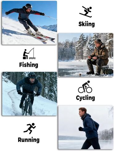 Men's Thermal Pants Fleece Lined Long Johns Compression Bottom Athletic Base Layer Cold Weather Gear in Saudi Arabia