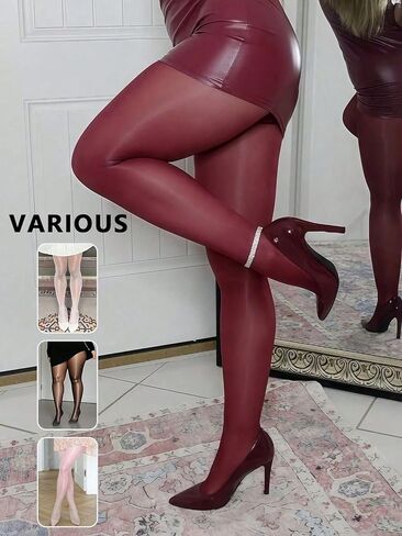 Women's Sexy Slimming Elastic Sheer Tights, Sheer Pantyhose for Women, 1 Pair in Saudi Arabia