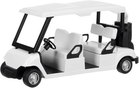 VICASKY Mini Diecast Golf Cart نموذج تفاعلي للانسحاب للبالغين، لمسة زخرفية أنيقة لمحبي الجولف من مواد المكتب المنزلي in Kuwait