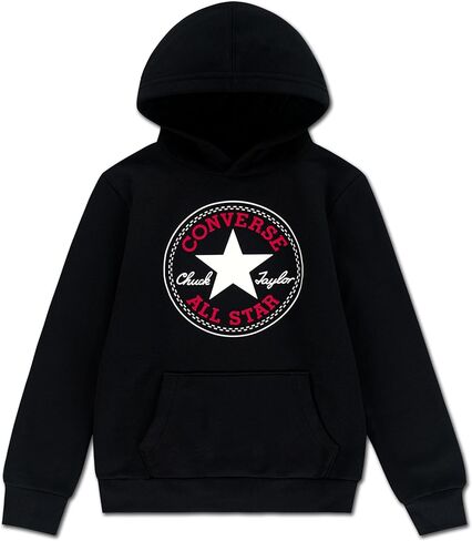 Converse Boys' Fleece Chuck Patch Pullover Hoodie in Saudi Arabia