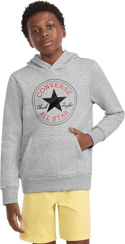 Converse Boys' Fleece Chuck Patch Pullover Hoodie in Saudi Arabia