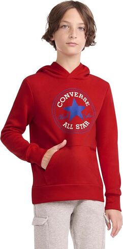 Converse Boys' Fleece Chuck Patch Pullover Hoodie in Saudi Arabia