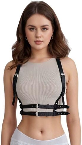 Leather Body Belt Garter Belts Harness for Women in Saudi Arabia