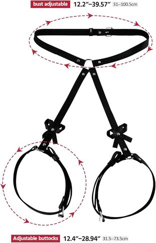 Leather Body Belt Garter Belts Harness for Women in Saudi Arabia