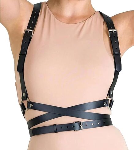Leather Body Belt Garter Belts Harness for Women in Saudi Arabia