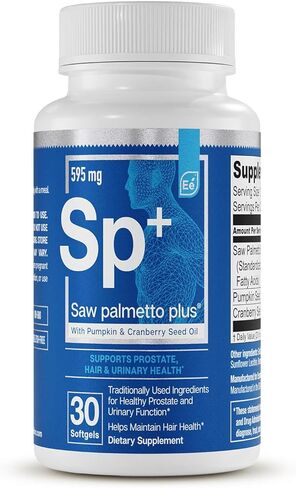 Essential Elements Saw Palmetto Plus - Promotes Bladder & Urinary Health - Prostate Support Supplement for Men with Pumpkin & Cranberry Seed Oil - 30 Count - 30 Servings in Saudi Arabia