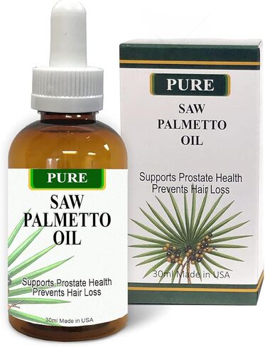 Pure Saw Palmetto Oil Organic Natural 60-90-day Supply Unlike Inefficient Powders Support Prostate Health Sleep Better Reduce Frequent Urination DHT Blocker Stop Hair Loss (1 Fl Oz) in Saudi Arabia