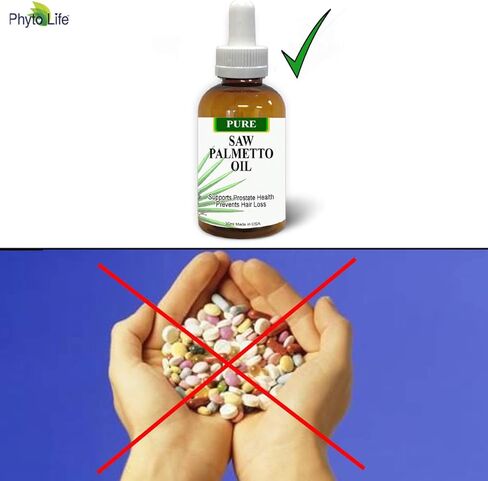 Pure Saw Palmetto Oil Organic Natural 60-90-day Supply Unlike Inefficient Powders Support Prostate Health Sleep Better Reduce Frequent Urination DHT Blocker Stop Hair Loss (1 Fl Oz) in Saudi Arabia