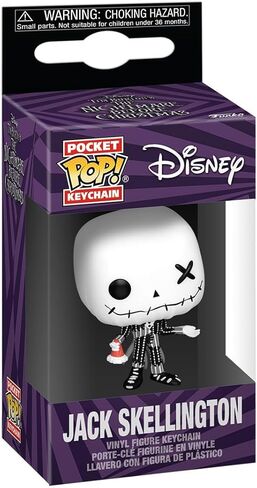 فانكو بوب! سلسلة مفاتيح: خليط - جاك سكيلينجتون - حلقة مفاتيح جديدة من The Nightmare Before Christmas - حشو تخزين - فكرة هدية - بضائع رسمية - عشاق ديزني - ديكور حقيبة الظهر in Saudi Arabia
