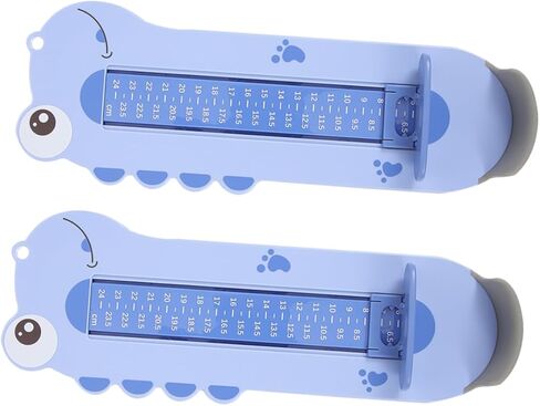 NOLITOY 2pcs Boys and Girls Foot Measuring Device Shoe Fitting Tool Boy Girl Toddlers Gauge Ruler Foot Measurement Device for Home Use in Saudi Arabia