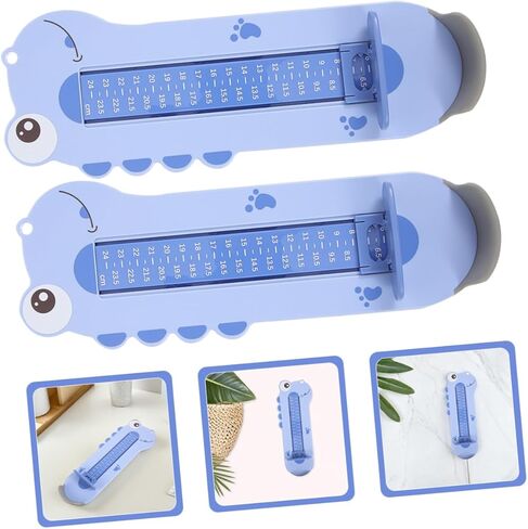 NOLITOY 2pcs Boys and Girls Foot Measuring Device Shoe Fitting Tool Boy Girl Toddlers Gauge Ruler Foot Measurement Device for Home Use in Saudi Arabia