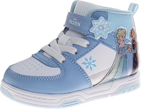 Josmo Girls High Top Sneakers Minnie Mouse Frozen Elsa Anna Paw Patrol Skye Lilo & Stitch Moana Character Shoes for Girls Size Toddler to Little Kid in Saudi Arabia