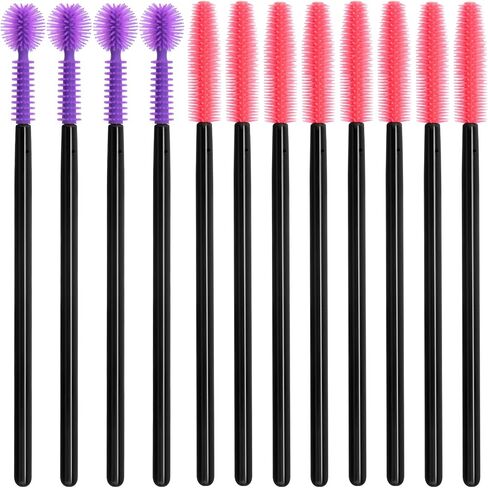 OIIKI 12 pcs Crevice Cleaning Brushes, Silicone Nook and Cranny Sewing Machine Cleaning Brushes, Tiny Cleaning Brushes for Small Crevices, Machine Gaps, Computer Keyboards (Orange, Purple, Red) in Saudi Arabia