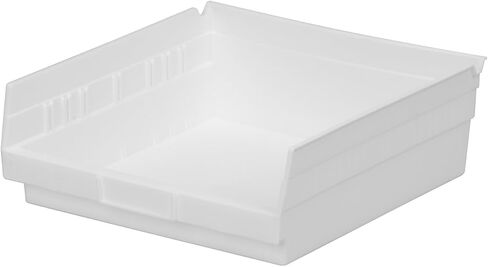 Akro-Mils 30170 Plastic Nesting Shelf Bin Box, (12-Inch x 11-Inch x 4-Inch), Blue, (12-Pack) in Kuwait