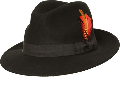 9th Street Reverb Classic Felt Fedora 100% Wool in Saudi Arabia