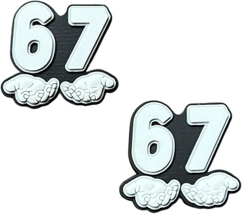 مجموعة 67 قطعة من حليات الأحذية، حليات أرقام للأحذية، عبوتان in Kuwait
