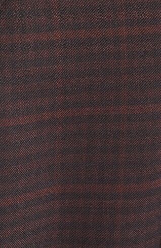 Men's Wool Blend Brown Plaid Slim Fit Blazer Sport Coat in Saudi Arabia