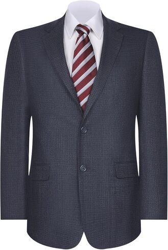 Men's Sport Coat Classic Fit Plaid Causal Blazer 2 Button Suit Jacket for Daily Business Wedding Wear in Saudi Arabia