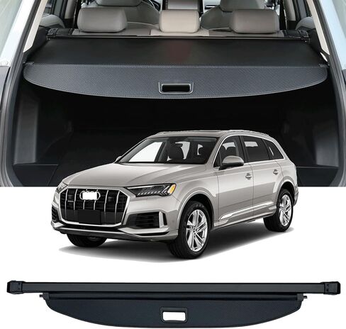 Cargo Cover Fit for 2024 Subaru Crosstrek Accessories Retractable Rear Trunk Cover Trunk Security Cover Shielding Shade 2024 Subaru Crosstrek Cargo Cover (Black/Carbon Fiber Texture) in Kuwait