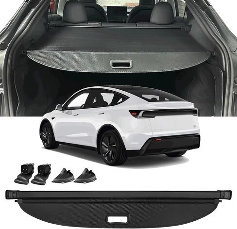 Cargo Cover Fit for 2024 Subaru Crosstrek Accessories Retractable Rear Trunk Cover Trunk Security Cover Shielding Shade 2024 Subaru Crosstrek Cargo Cover (Black/Carbon Fiber Texture) in Kuwait