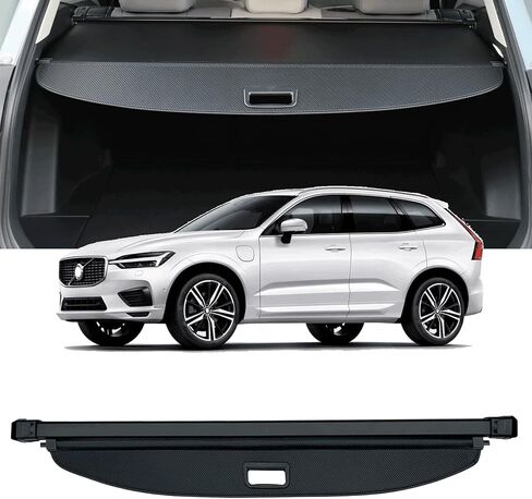 Cargo Cover Fit for 2024 Subaru Crosstrek Accessories Retractable Rear Trunk Cover Trunk Security Cover Shielding Shade 2024 Subaru Crosstrek Cargo Cover (Black/Carbon Fiber Texture) in Kuwait