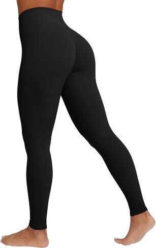 سراويل ضيقة للنساء من GYM Rainbow Airingbrez مخفية لرفع المؤخرة والتحكم في البطن بدون درزات أمامية عالية الخصر للتمرين in Kuwait