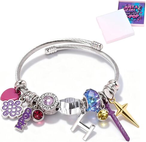 KPop Merch KPop Bracelet for Women Charms Bracelet Hunter Gifts for Fans Korea Pop Accessories Jewelry Friendship Merchandise in Saudi Arabia