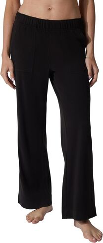 90 Degree By Reflex Marled Pique Daisy Wide Leg Pant with Side Pockets in Saudi Arabia