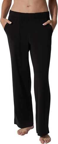 90 Degree By Reflex Marled Pique Daisy Wide Leg Pant with Side Pockets in Saudi Arabia