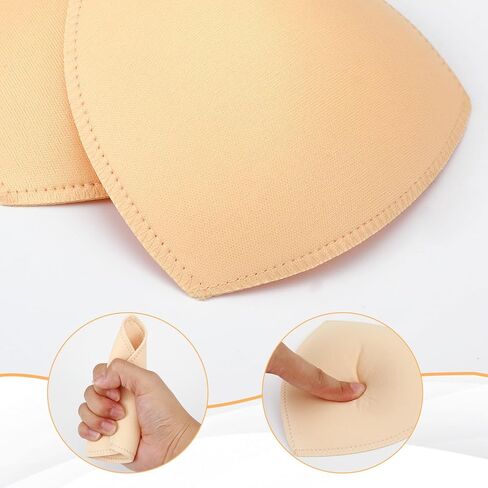 3 Pairs Bra Pads Inserts Push up,Removable Sports Breast Enhancers Inserts Enhancers for Dresses Swimsuits Bikini in Saudi Arabia