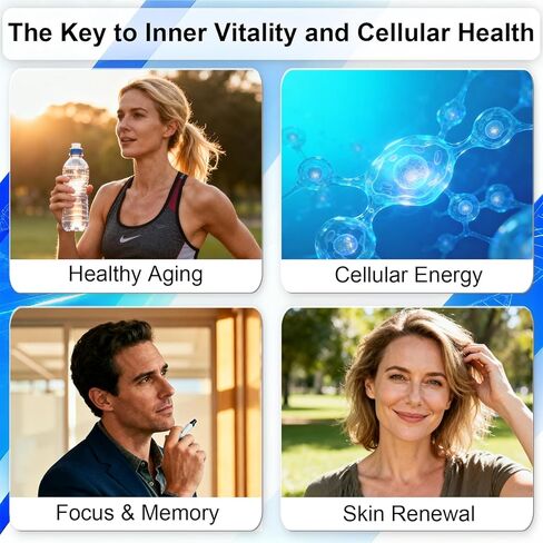 NAD Patches for Women and Men, 8 Hour Time-Release for Cellular Energy & Focus, A New Kind of NAD Supplement with Nicotinamide Riboside, Resveratrol, CoQ10, 30 Patches in Saudi Arabia
