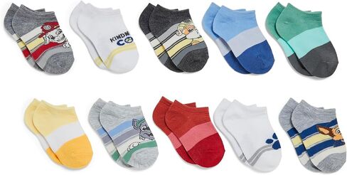 Nickelodeon Boys Paw Patrol 10 Pack No Show Ankle Socks in Saudi Arabia