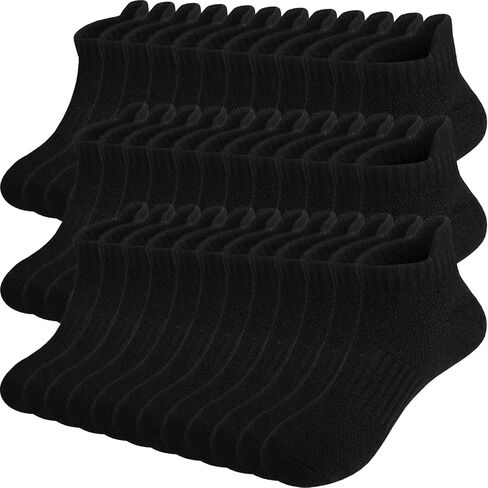 Bemeol Boys Socks 18 Pairs Kids Socks for Boys Ankle Athletic Running Low Cut Sock With Tab in Saudi Arabia
