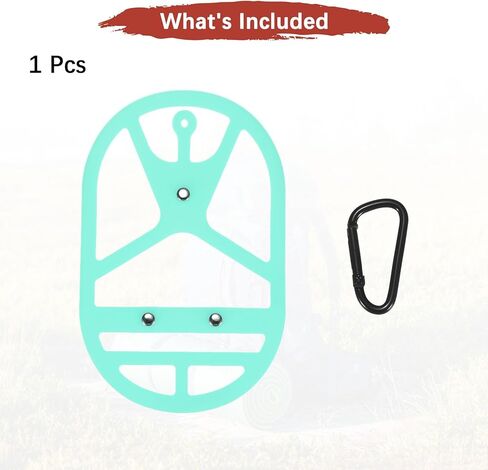 Shoe Holster for Backpack [1SET] - Elastic Silicone Footwear Holder with Clip Use for Travel & Outdoors & Sports - [Cyan-Blue-XL] Hang Extra Shoes Cleats Boots in Saudi Arabia