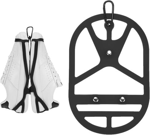 Shoe Holster for Backpack [1SET] - Elastic Silicone Footwear Holder with Clip Use for Travel & Outdoors & Sports - [Cyan-Blue-XL] Hang Extra Shoes Cleats Boots in Saudi Arabia