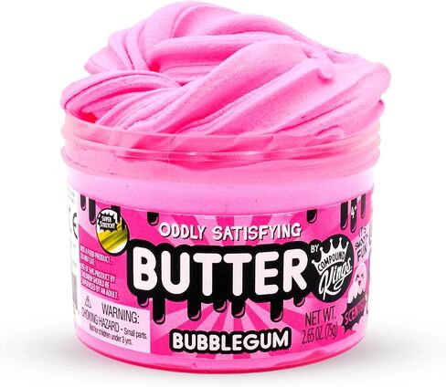 Compound Kings Butter Slime Single Jar Blue Raspberry, Stocking Stuffer for Boys and Girls Sensory Fun Gift in Saudi Arabia