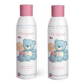 Air Freshener - MacroBaby, Baby Room Spray, Baby Powder Spray Scent, Air Freshener, | 6Oz | 198ml (Pack of 2) in Saudi Arabia