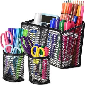 BEYGORM Magnetic Dry Erase Marker Holder, Mesh Pen Holder for Whiteboard and Refrigerator, Locker Accessories, Strong Magnetic Basket for School Locker Organizer, Pencil Holder for Office Classroom in Kuwait